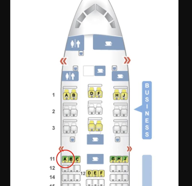 Seat 11A