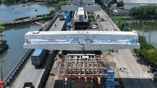 Teknologi Sosrobahu di proyek Tol Semarang-Demak