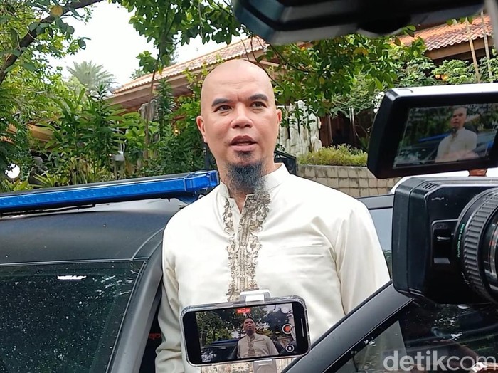ahmad dhani saat ditemui usai siraman.