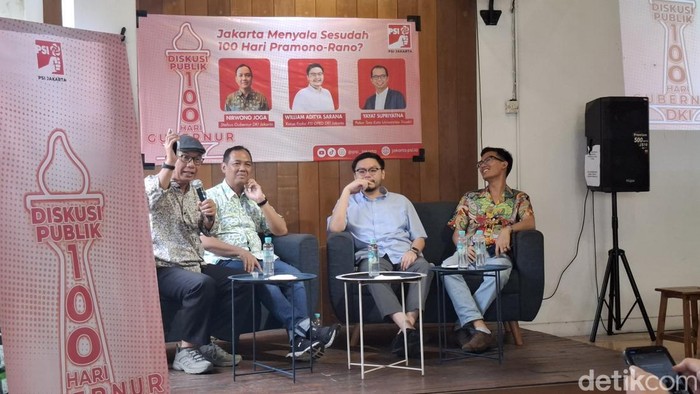 Anggota Komisi A DPRD Jakarta dari Fraksi Partai Solidaritas Indonesia (PSI), William Aditya Sarana (Belia/detikcom)