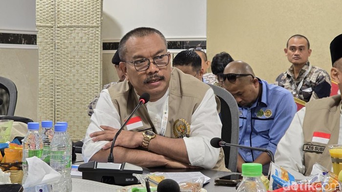 Anggota Tim Pengawas Haji (Timwas) DPR RI, dr. Edy Wuryanto usai kunjungan ke Daerah Kerja (Daker) Madinah, Kamis (13/6/2025).