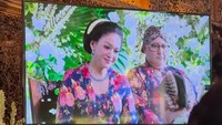 Maia Estianty datang dengan suaminya Irwan Mussry dalam siraman Al Ghazali. Foto: instagram Aurel Hermansyah dan Kris Dayanti.