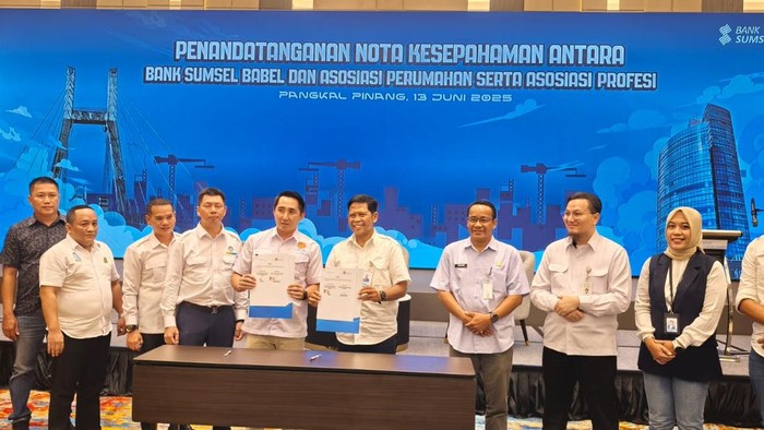 Bank Sumsel Babel gelas MoU dengan asosiasi perumahan dan asosiasi profesi