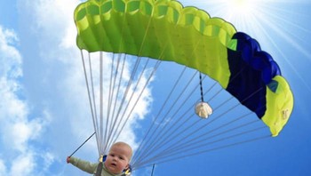 Tolong edit foto bayi lucu ini sedang beraksi... Foto: Boredpanda