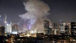 Kilatan Rudal di Langit Malam Tel Aviv Saat Iran Balas Israel
