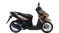 Sekilas, Kawasaki Bursky 125 sangat menyerupai Honda Vario yang dipasarkan di Indonesia. Hal itu bisa terlihat melalui tarikan garis, model fairing dan lampu depan, bagian kepala hingga stang, serta knalpot dan dudukan. Foto: Doc. Kawasaki Filipina