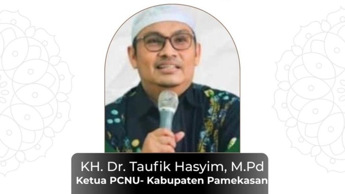 Ketua PCNU Pamekasan Taufik Hasyim.