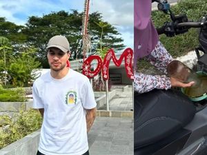 Kevin Diks Jadi Warlok di Lombok: Naik Motor Matik, Isi Bensin Eceran
