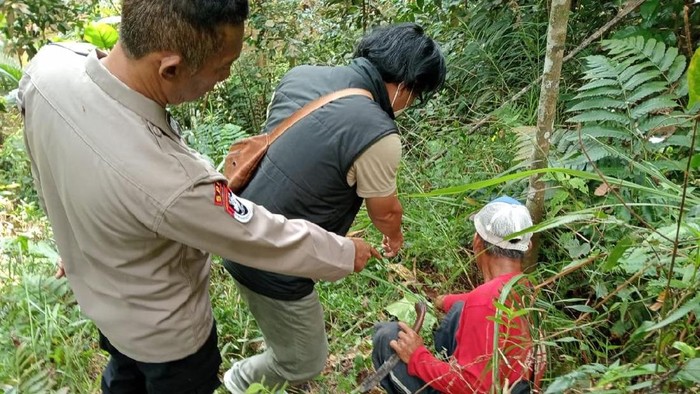 Lokasi ditemukannya bayi di bawah pohon jengkol Ciamis