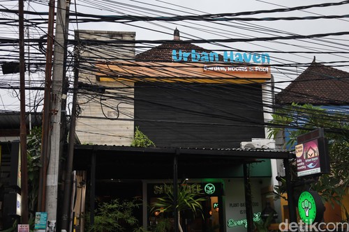 Lokasi penginapan tempat Frantik menginap hingga mencuri uang staf restoran, Sabtu (14/6/2025). (Aryo Mahendro/detikBali).