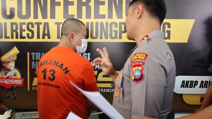 WN Malaysia ditangkap di Tanjungpinang, kedapatan bawa narkotika cair.