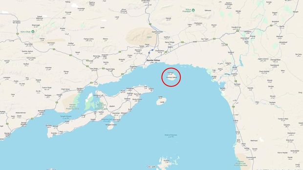 Peta Selat Hormuz. (Dok. Googlemaps)