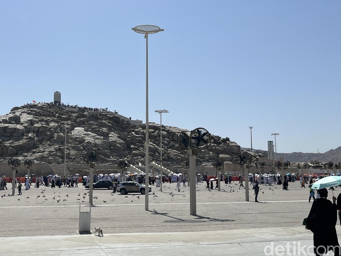 Potret Ramainya Jabal Rahmah Dikunjungi Jemaah Haji Potret ramainya Jabal Rahmah dikunjungi jemaah haji, Sabtu, 14 Juni 2025.