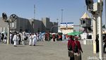 7 Potret Ramainya Jabal Rahmah Dikunjungi Jemaah Haji