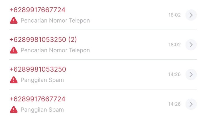 Puluhan mahasiswa Unud diteror panggilan spam, yang diduga penipuan.