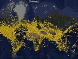 Langit Kosong! Flightradar24 Tunjukkan Dampak Serangan Israel ke Iran