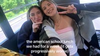 Bagikan foto menu-menu makan siang gratis yang didapatkannya saat sekolah, remaja asal Amerika bernama Lo ini jadi viral di TikTok. Foto: @lo_aux_us/Boredpanda