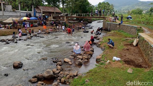 Suasana wisata alam gratis di Sumedang