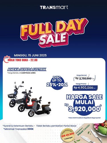 Transmart Full Day Sale 15 Juni 2025