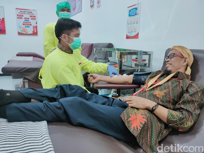 Warga mulai berdatangan donorkan darah lantaran stok darah Cianjur yang masuk status emergency