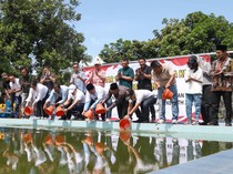 Polres Jombang Budi Daya 10.000 Ikan Nila Dukung Ketahanan Pangan