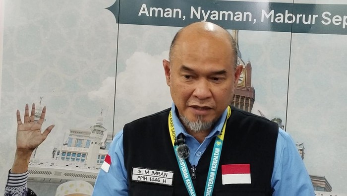 Kepala Bidang Kesehatan PPIH Daerah Kerja Makkah M Imran. (Haris/detikcom)