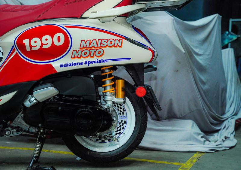 Modifikasi Yamaha Grand Filano aliran vintage rally