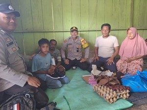 Polisi Bantu Bocah di Sulteng Terancam Putus Sekolah, Biayai Sampai Lulus