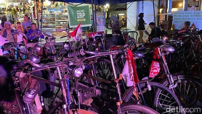 Sepeda onthel milik anggota KOSTI Kaltim.