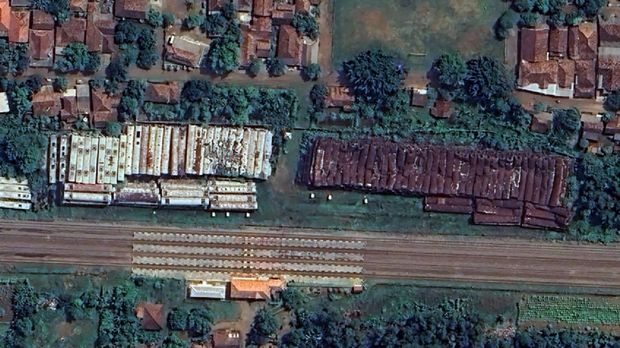 Stasiun Cikaum, Subang tempat kuburan kereta