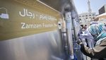 Tak Pernah Kering, Air Zamzam Mengalir Setiap Hari di Masjidil Haram