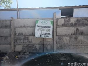 Dugaan Sengketa Lahan Bikin TPQ di Makassar Ditutup Paksa Pakai Pagar Tembok