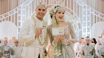 Foto: Alyssa Daguise Anggun Pakai Kebaya Bersejarah Tex Saverio di Akad Nikah