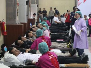 Sambut Hari Bhayangkara Ke-79, Polda Bali Gelar Donor Darah