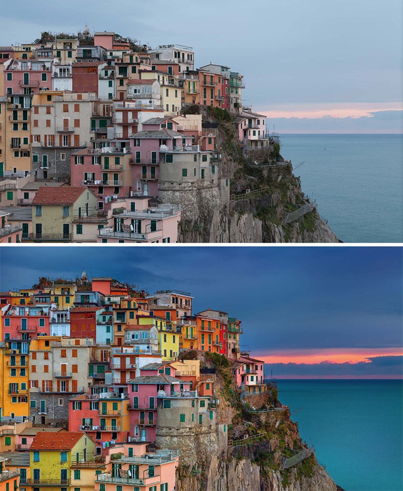 Foto Sebelum vs Sesudah Edit Photoshop