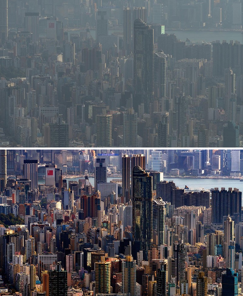 Foto Sebelum vs Sesudah Edit Photoshop