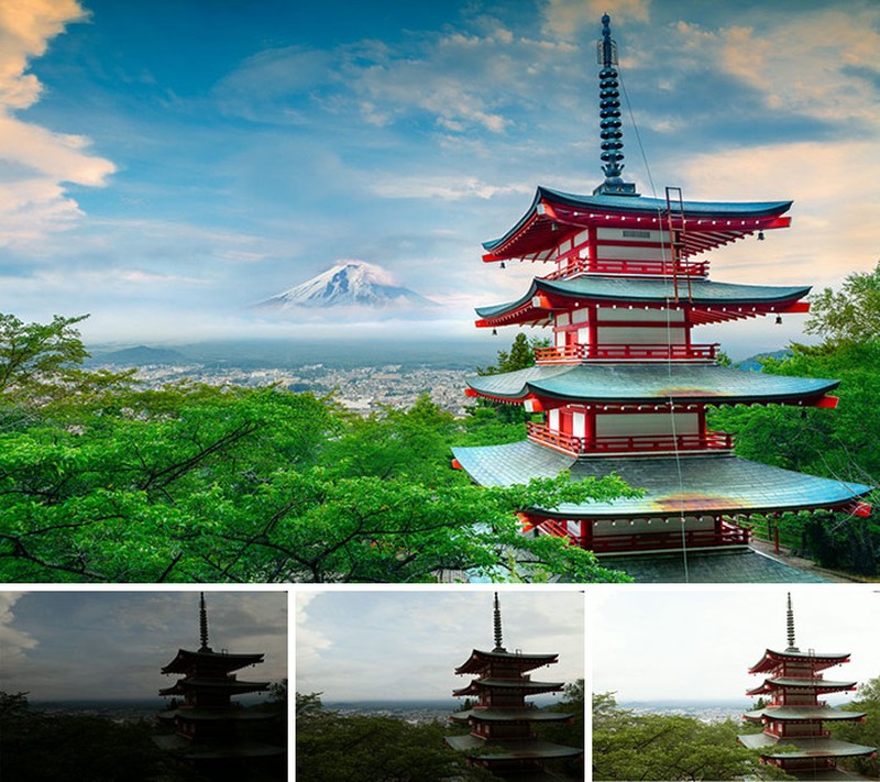 Foto Sebelum vs Sesudah Edit Photoshop