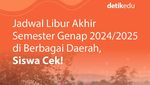 Infografis: Jadwal Libur Akhir Semester Genap 2024/2025 di Berbagai Daerah