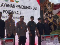Kapolri Kunjungi SPPG Polda Bali, Pastikan Menu MBG Penuhi Standar
