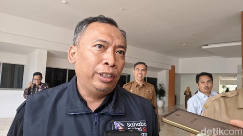 Ketua LPA Mataram Joko Jumadi ditemui di kantor Gubernur NTB, Senin (16/6/2025). (Foto: Ahmad Viqi/detikBali)
