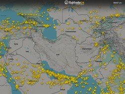 Langit Israel dan Iran Sepi Pesawat di Aplikasi FlightRadar24