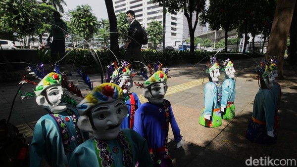 Ondel-ondel Mini Sambut HUT Jakarta ke-498