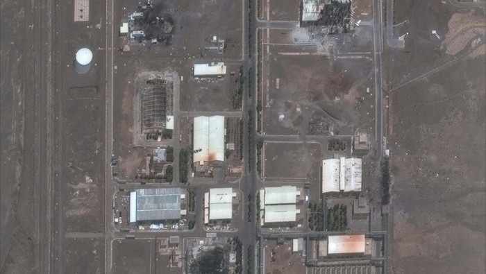 A satellite image shows the Isfahan enrichment facility in Iran in this handout image dated June 3, 2025. Maxar Technologies/Handout via REUTERS    THIS IMAGE HAS BEEN SUPPLIED BY A THIRD PARTY MANDATORY CREDIT NO RESALES. NO ARCHIVES MUST NOT OBSCURE LOGO