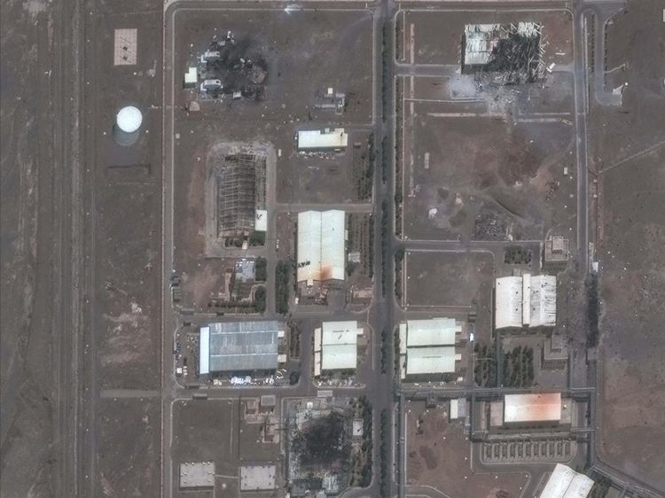 Kerusakan Situs Nuklir Iran yang Dibom AS Terekam Foto Satelit