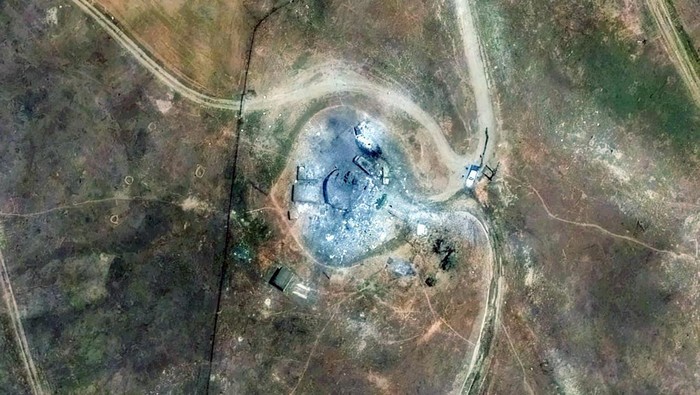 Penampakan Fasilitas Nuklir Iran yang Diserang Israel A satellite image shows the Isfahan enrichment facility in Iran in this handout image dated June 3, 2025. Maxar Technologies/Handout via REUTERS THIS IMAGE HAS BEEN SUPPLIED BY A THIRD PARTY MANDATORY CREDIT NO RESALES. NO ARCHIVES MUST NOT OBSCURE LOGO
