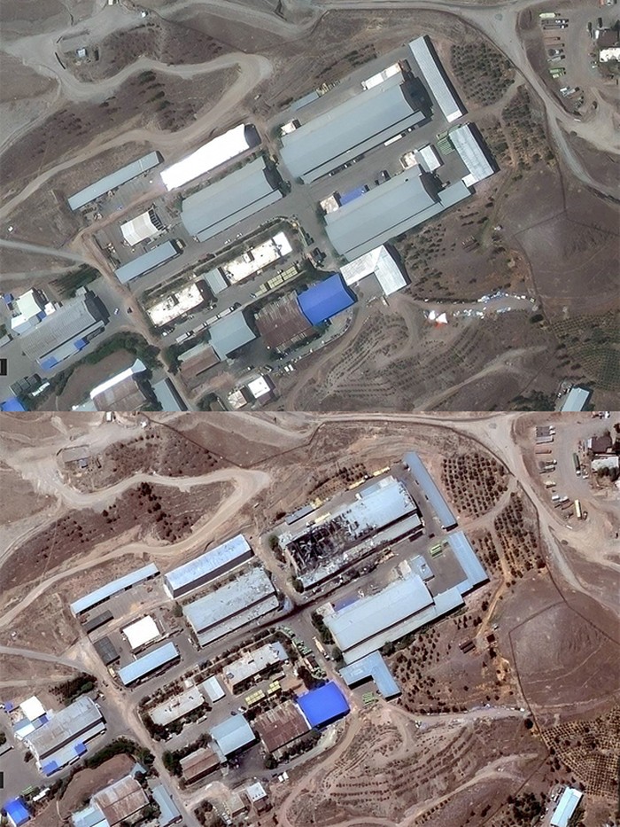 A satellite image shows the Isfahan enrichment facility in Iran in this handout image dated June 3, 2025. Maxar Technologies/Handout via REUTERS    THIS IMAGE HAS BEEN SUPPLIED BY A THIRD PARTY MANDATORY CREDIT NO RESALES. NO ARCHIVES MUST NOT OBSCURE LOGO
