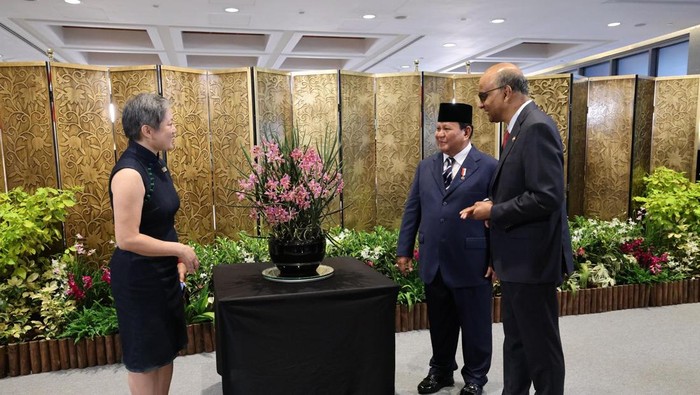 Presiden Prabowo dan Presiden Singapura