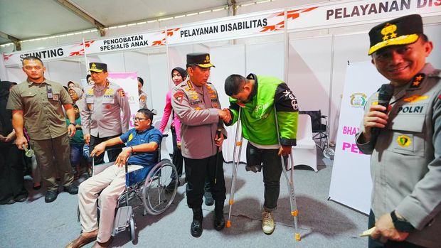 Puncak Bakti Kesehatan Polri di Bekasi (dok.istimewa)