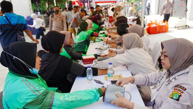 Puncak Bakti Kesehatan Polri di Bekasi (dok.istimewa)