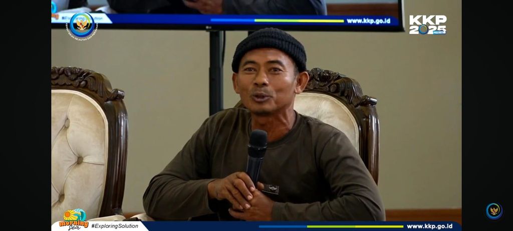 Tangkapan layar dari siaran langsung acara Morning Sea. (YouTube/Kementerian Kelautan dan Perikanan (KKP))